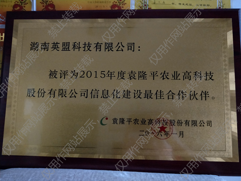 英盟科技最佳合作伙伴